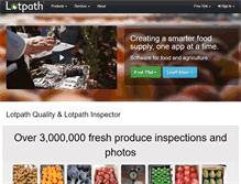 Tablet Screenshot of lotpath.com